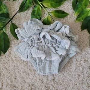 Baby Girl Green/Grey Bloomers (0-3 Months)